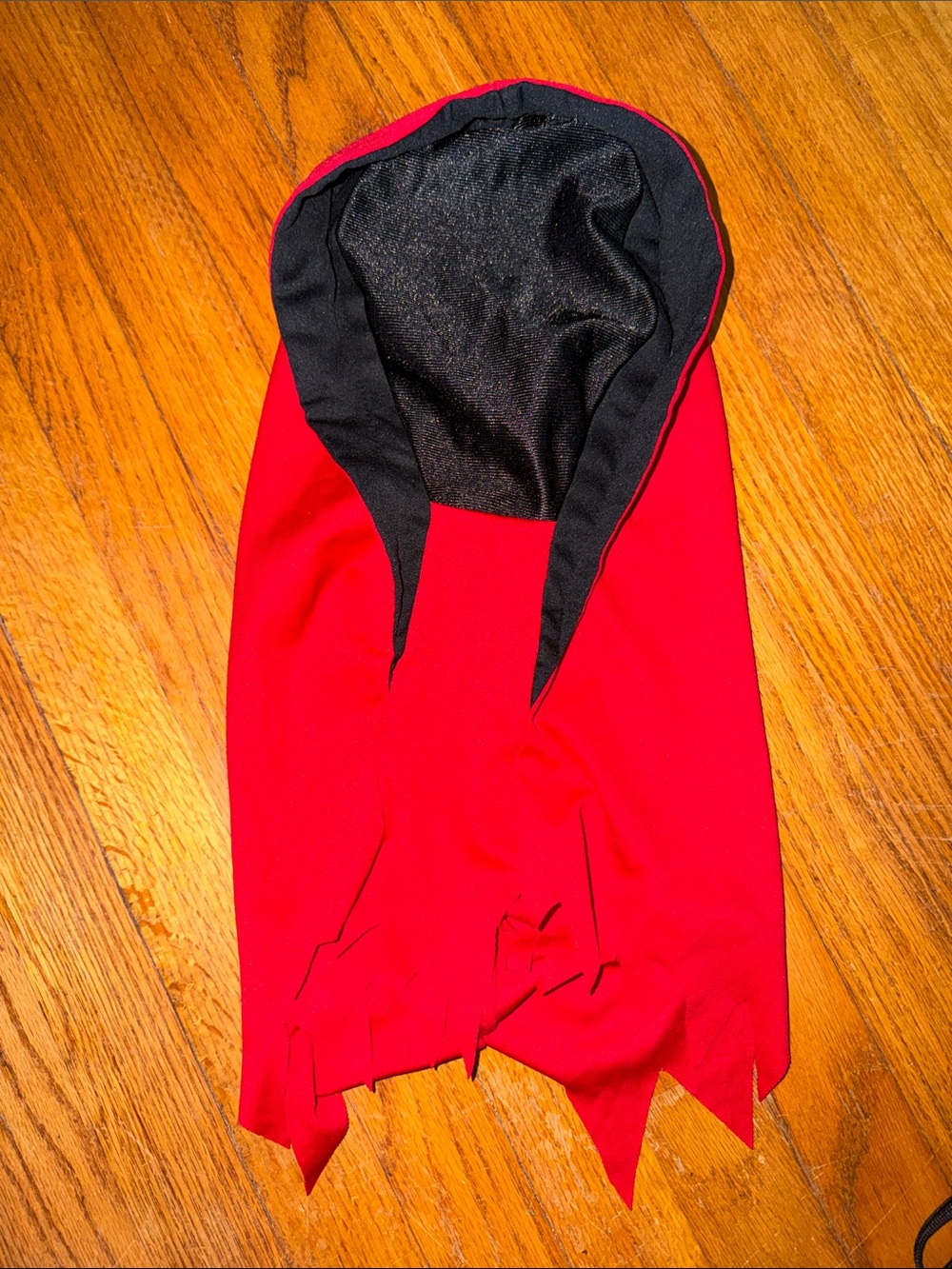 Red Hooded Halloween Mask/ Cowl